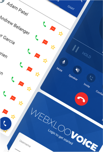 The Telecommunication App for In-company Collaboration